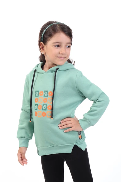Toontoy Kız Çocuk Baskılı Sweatshirt - Resim 5