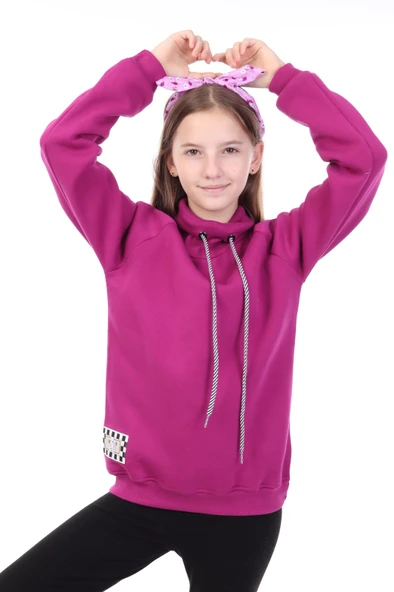 Toontoy Kız Çocuk Baskılı Sweatshirt - Resim 11