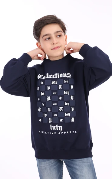 Toontoy Erkek Çocuk Baskılı Sweatshirt ürün görseli 1
