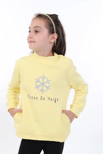 Toontoy Kız Bebek Baskılı Sweatshirt - Resim 6