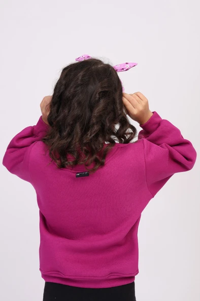 Toontoy Kız Çocuk Baskılı Sweatshirt - Resim 3