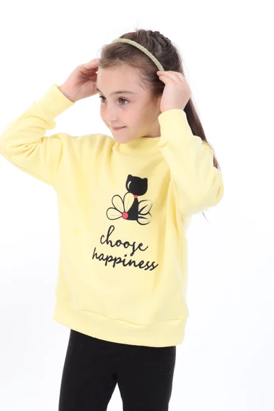 Toontoy Kız Bebek Baskılı Sweatshirt - Resim 4