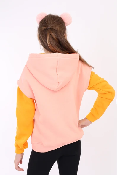 Toontoy Kız Çocuk Baskılı Sweatshirt - Resim 3