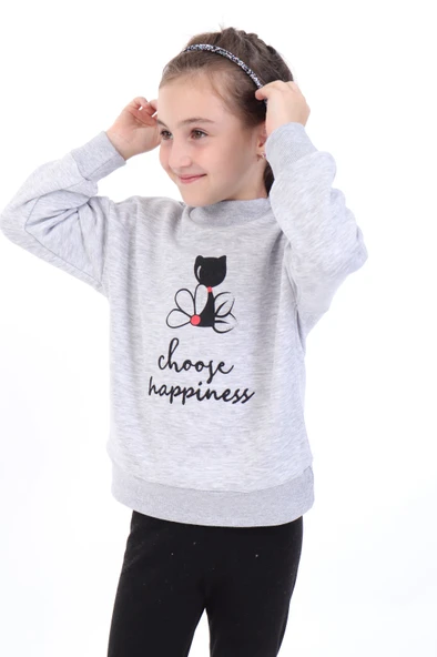 Toontoy Kız Bebek Baskılı Sweatshirt - Resim 10