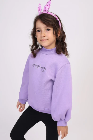 Toontoy Kız Çocuk Baskılı Sweatshirt - Resim 10
