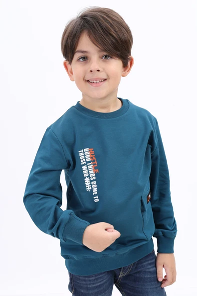 Toontoy Erkek Çocuk Baskılı Sweatshirt ürün görseli 1
