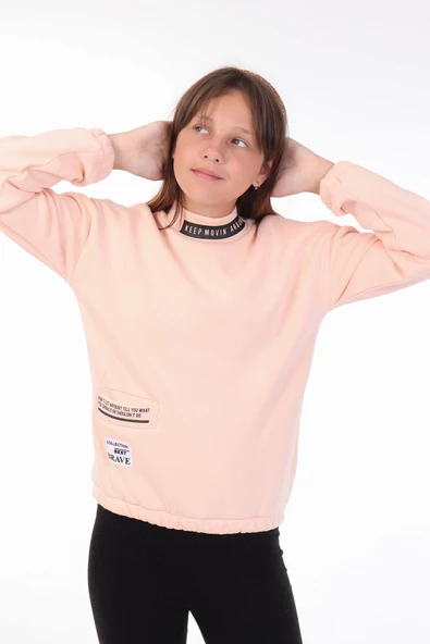 Toontoy Kız Çocuk Baskılı Sweatshirt - Resim 7