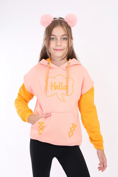 Toontoy Kız Çocuk Baskılı Sweatshirt ürün görseli 1