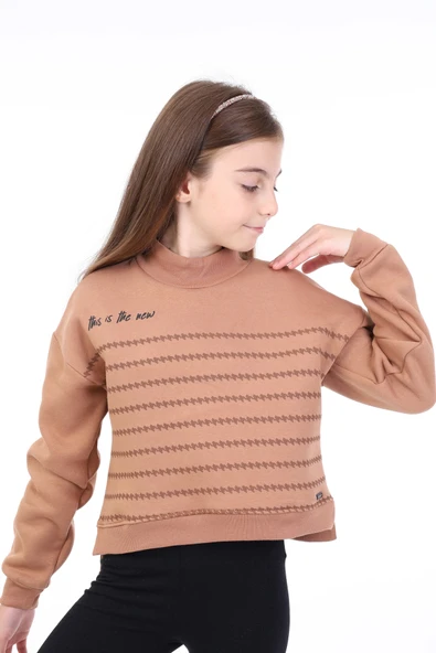 Toontoy Kız Çocuk Baskılı Sweatshirt - Resim 11