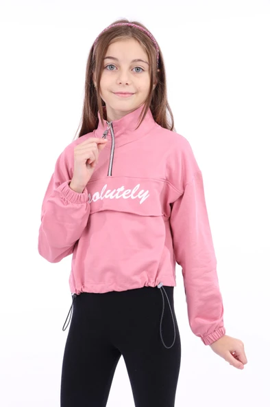 Toontoy Kız Çocuk Baskılı Sweatshirt - Resim 3