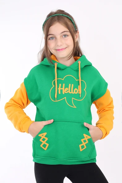 Toontoy Kız Çocuk Baskılı Sweatshirt - Resim 9