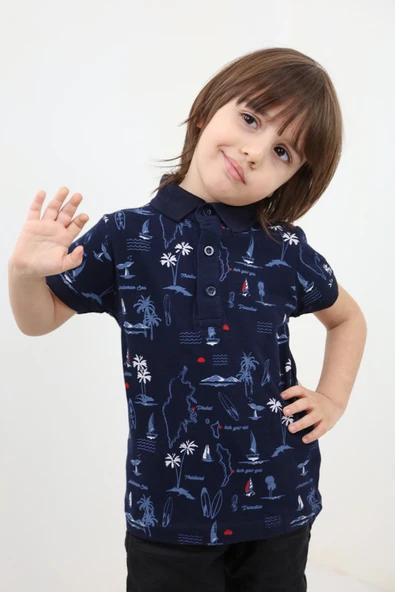 Toontoy Erkek Çocuk Komple Desenli Tişört ürün görseli 1