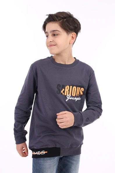 Toontoy Erkek Çocuk Baskılı Sweatshirt - Resim 3