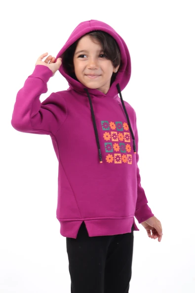Toontoy Kız Çocuk Baskılı Sweatshirt ürün görseli 1