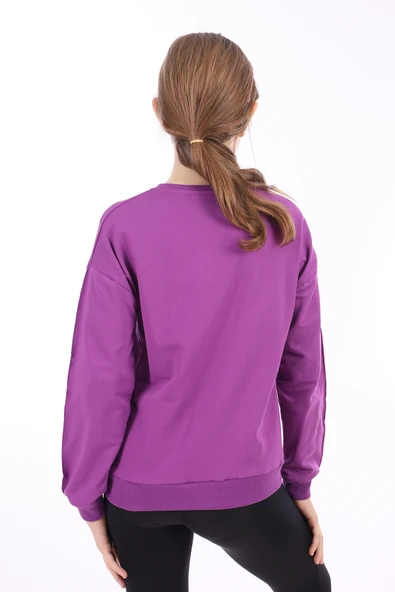 Toontoy Kız Çocuk Baskılı Sweatshirt - Resim 8