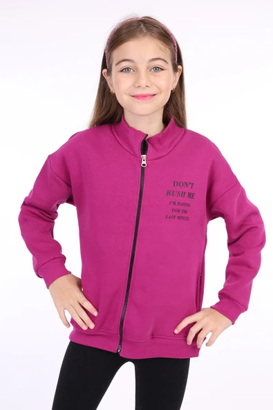 Toontoy Kız Çocuk Baskılı Hırka ürün görseli 1