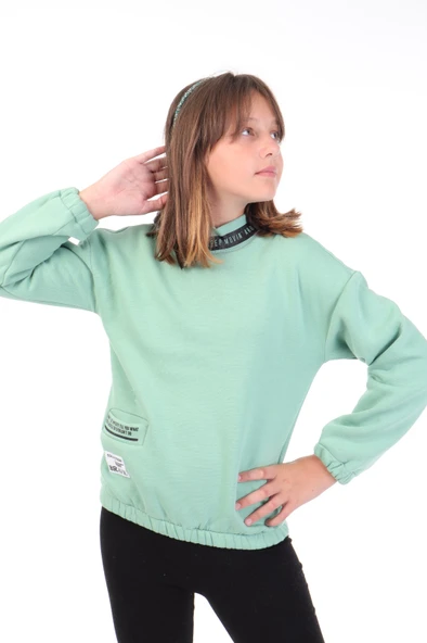 Toontoy Kız Çocuk Baskılı Sweatshirt - Resim 10