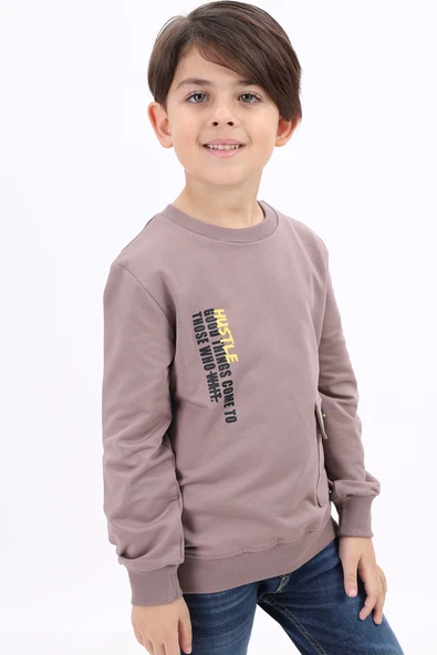Toontoy Erkek Çocuk Baskılı Sweatshirt - Resim 5