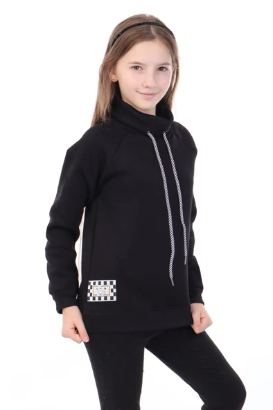 Toontoy Kız Çocuk Baskılı Sweatshirt - Resim 4