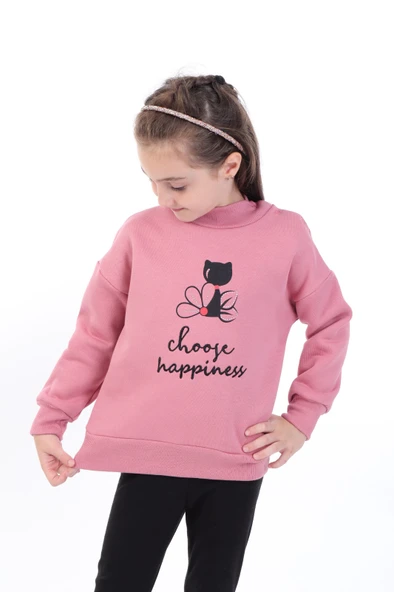 Toontoy Kız Bebek Baskılı Sweatshirt - Resim 8