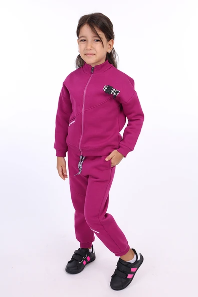 Toontoy Kız Çocuk Nakışlı Eşofman Takım ürün görseli 1