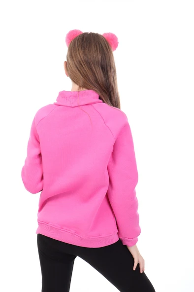 Toontoy Kız Çocuk Baskılı Sweatshirt - Resim 8