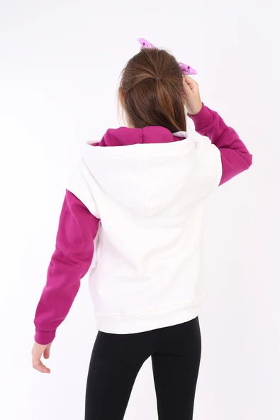 Toontoy Kız Çocuk Baskılı Sweatshirt - Resim 8