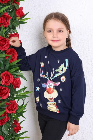 Toontoy Unisex Çocuk Baskılı Sweatshirt ürün görseli 1