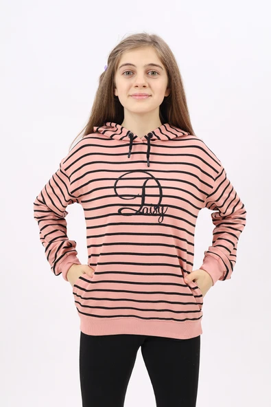 Toontoy Kız Çocuk Nakışlı Sweatshirt ürün görseli 1
