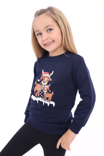 Toontoy Unisex Çocuk Baskılı Sweatshirt ürün görseli 1
