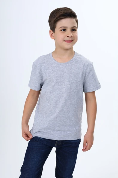 Toontoy Erkek Çocuk Bisiklet Yaka Kısa Kollu Baskılı Tişört 22984 ürün görseli 1