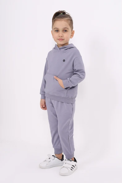 Toontoy Erkek Çocuk Relax Fit Kapüşonlu Cepli Hafif Düşük Omuz Baskılı Sweatshirt - 2 İplik ürün görseli 1