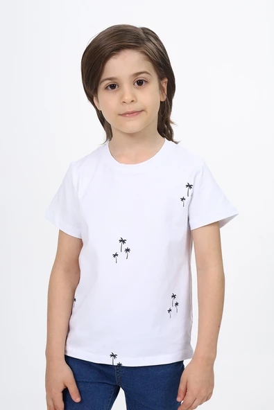 Toontoy Erkek Çocuk Baskılı Tişört - Resim 7