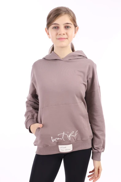 Toontoy Kız Çocuk Nakışlı Sweatshirt ürün görseli 1