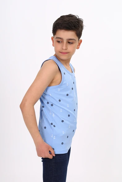 Toontoy Erkek Çocuk Baskılı Atlet - Resim 2
