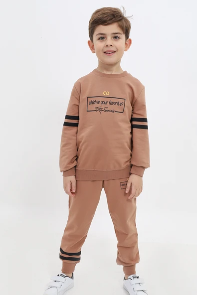 Toontoy Erkek Çocuk Baskılı Eşofman Takım ürün görseli 1