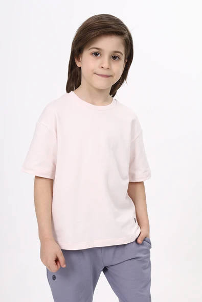 Toontoy Unisex Çocuk Etek Ucu Baskılı Tişört ürün görseli 1
