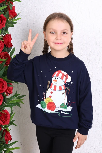 Toontoy Unisex Çocuk Baskılı Sweatshirt ürün görseli 1