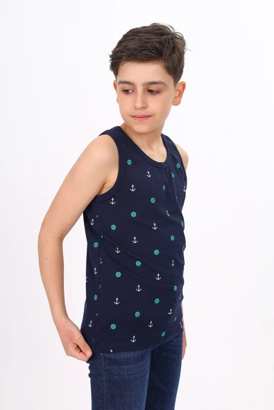 Toontoy Erkek Çocuk Baskılı Atlet - Resim 6