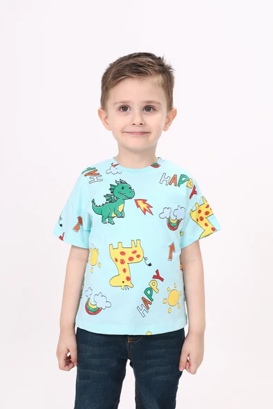 Toontoy Erkek Çocuk Baskılı Tişört ürün görseli 1