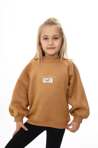 Toontoy Kız Çocuk Baskılı Sweatshirt - Resim 8