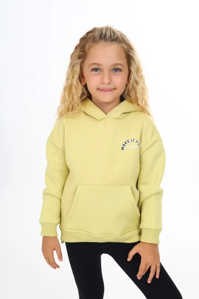Toontoy Kız Çocuk Baskılı Sweatshirt ürün görseli 1