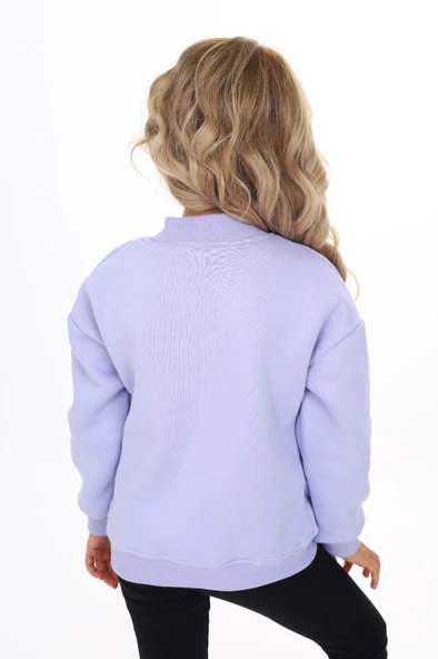 Toontoy Kız Çocuk Baskılı Sweatshirt - Resim 4