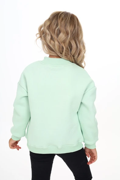 Toontoy Kız Çocuk Baskılı Sweatshirt - Resim 9