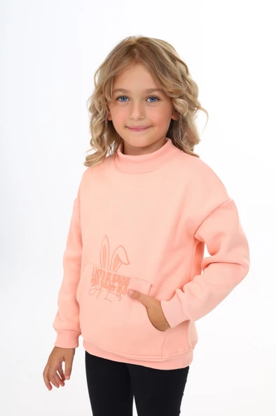 Toontoy Kız Çocuk Baskılı Sweatshirt - Resim 11