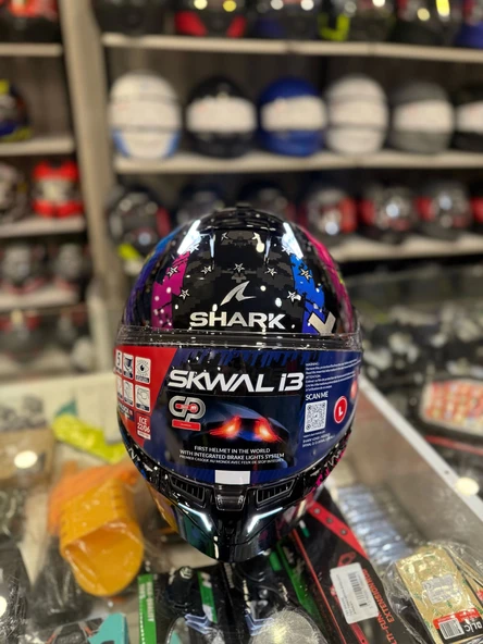KASK SHARK SKWAL İ3 HELLCAT +RENKLİ CAM - Resim 8
