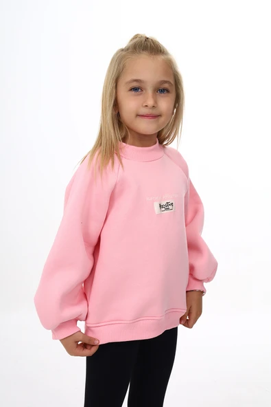 Toontoy Kız Çocuk Baskılı Sweatshirt - Resim 3