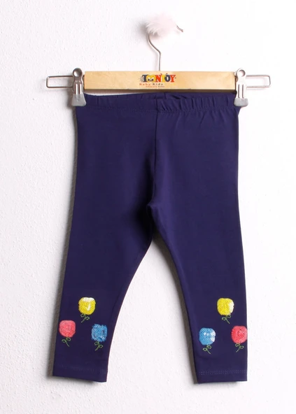 Toontoy Bebek Kız Renkli Pullu Çiçek Nakış - Resim 6
