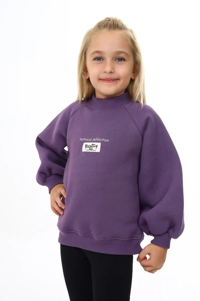 Toontoy Kız Çocuk Baskılı Sweatshirt - Resim 5