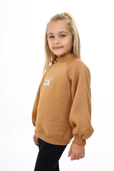 Toontoy Kız Çocuk Baskılı Sweatshirt - Resim 9